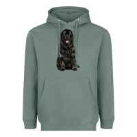 Sage newfoundland dog Heavyweight Hoodie - LillyAllenDesigns