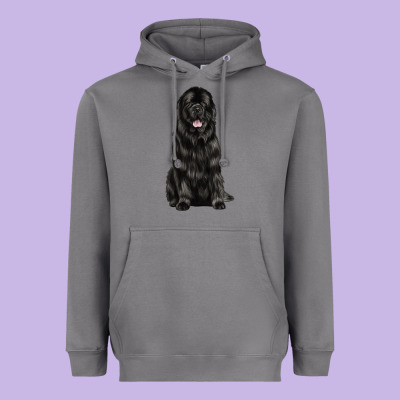 Newfoundland Dog Heavyweight Hoodie Designed By Lillyallendesigns