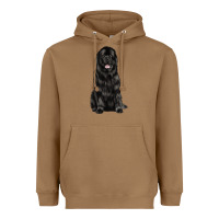 Toasted Coconut newfoundland dog Heavyweight Hoodie - LillyAllenDesigns