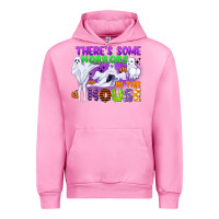 Fuchsia Pink there is some horrors in this house Urban Hoodie - CowGirlArtShop