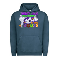 Pigment Midnight Navy there is some horrors in this house Urban Hoodie - CowGirlArtShop