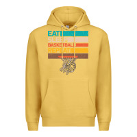 Antique Gold Eat Sleep Basketball Repeat Premium Hoodie - Bettercallsaul