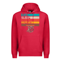 Cardinal Eat Sleep Basketball Repeat Premium Hoodie - Bettercallsaul