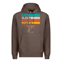 Coffee Eat Sleep Basketball Repeat Premium Hoodie - Bettercallsaul