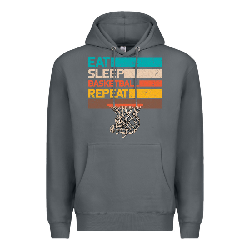 Eat Sleep Basketball Repeat Premium Hoodie by Bettercallsaul | Teevron