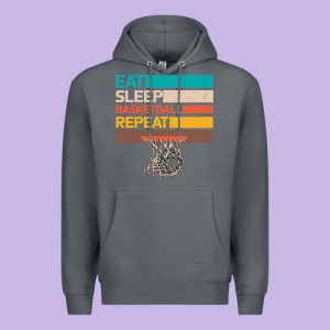 Eat Sleep Basketball Repeat Premium Hoodie Designed By Bettercallsaul