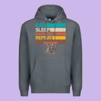 Eat Sleep Basketball Repeat Premium Hoodie Designed By Bettercallsaul