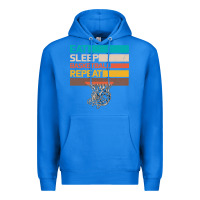 True Royal Eat Sleep Basketball Repeat Premium Hoodie - Bettercallsaul