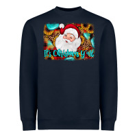 Navy it's Christmas y'all background Heavyweight Sweatshirt - JahusDesignShop