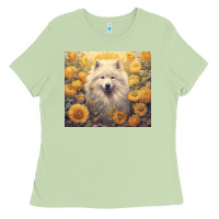 Matcha samoyed Ladies Tee - Unal Design