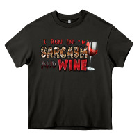 Asphalt i run on sarcasm and wine Heavy Core Tee - Zillion Design Studio