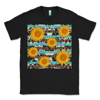 Black sunflower western seamless Classic Tee - AdoDesignShop