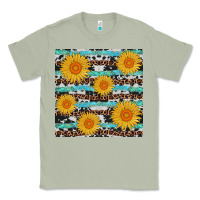Matcha sunflower western seamless Classic Tee - AdoDesignShop
