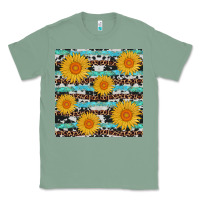Sage sunflower western seamless Classic Tee - AdoDesignShop