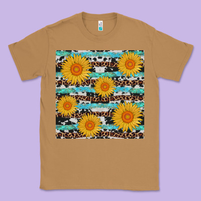 Sunflower Western Seamless Classic Tee Designed By Adodesignshop