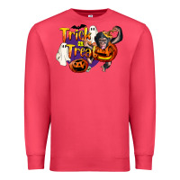 Cardinal Trick Or Treat Chimpanzee Premium Sweatshirt - LillyAllenDesigns