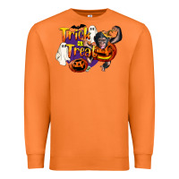 Carrot Trick Or Treat Chimpanzee Premium Sweatshirt - LillyAllenDesigns
