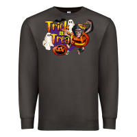 Smoke Trick Or Treat Chimpanzee Premium Sweatshirt - LillyAllenDesigns