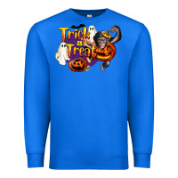 True Royal Trick Or Treat Chimpanzee Premium Sweatshirt - LillyAllenDesigns