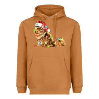 Meerkat christmas persian cat Heavyweight Hoodie - LillyAllenDesigns