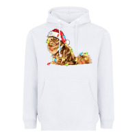 White christmas persian cat Heavyweight Hoodie - LillyAllenDesigns