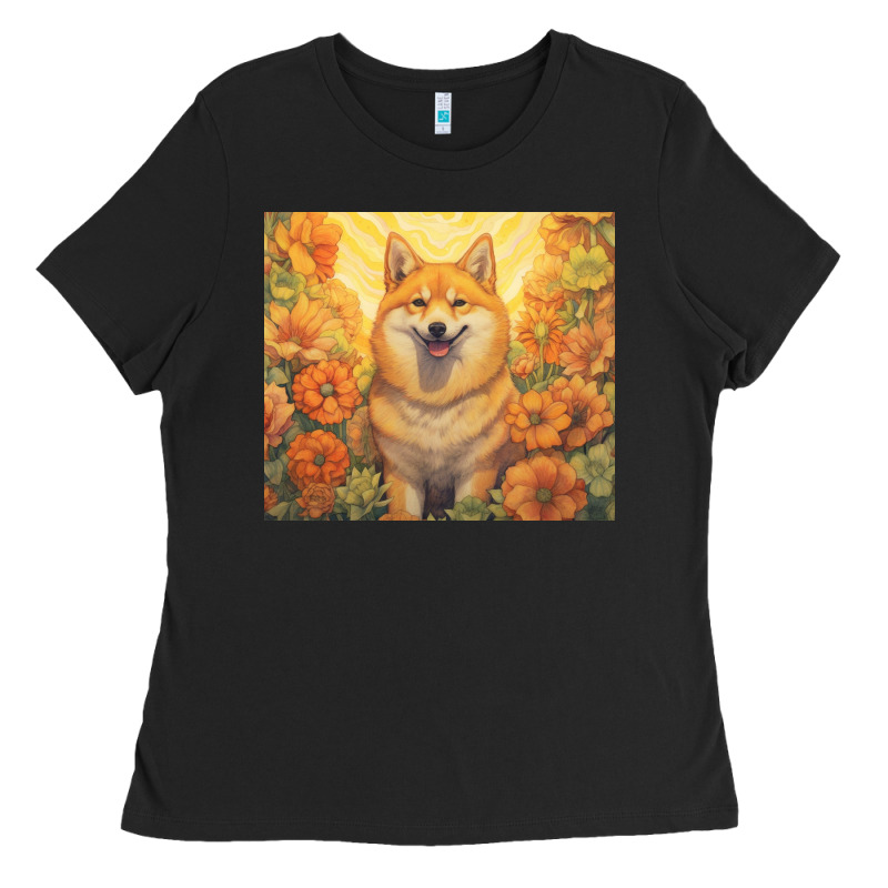 Shiba Inu Ladies Tee by Unal Design | Teevron