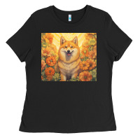 Black shiba inu Ladies Tee - Unal Design
