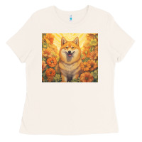 Bone shiba inu Ladies Tee - Unal Design