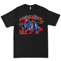 Black Amerisaurus rex Premium Tee - texasbilliewilder