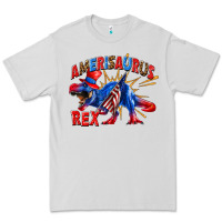 Dove Grey Amerisaurus rex Premium Tee - texasbilliewilder