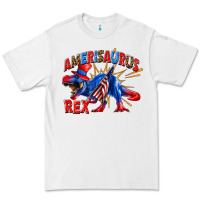 White Amerisaurus rex Premium Tee - texasbilliewilder