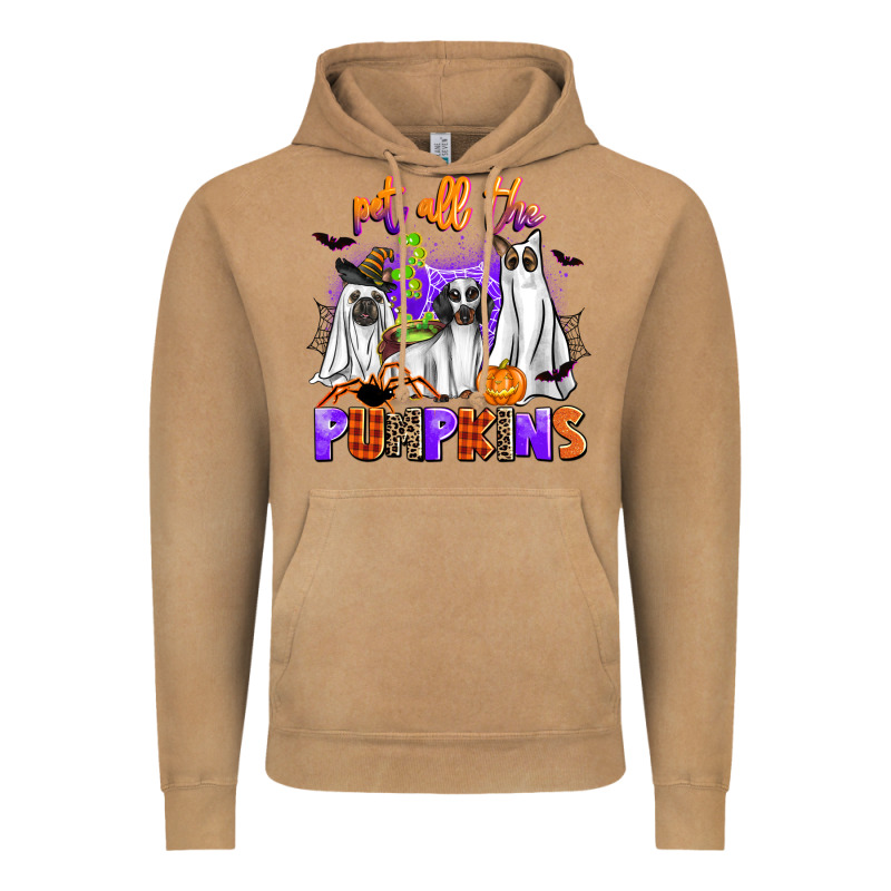 Pet All The Pupkins Vintage Hoodie by AdoDesignShop | Teevron