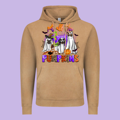 Pet All The Pupkins Vintage Hoodie Designed By Adodesignshop