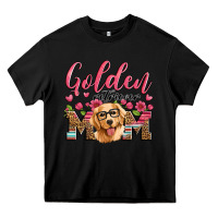 Black golden retriever mom Heavy Core Tee - Artiststas