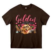 Chocolate Brown golden retriever mom Heavy Core Tee - Artiststas