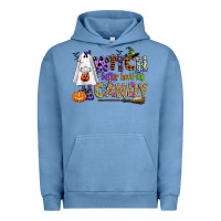 Pigment Pebble Blue witch better have my candy Urban Hoodie - CowGirlArtShop