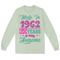 Matcha made in 1962, 60 years of being awesome Long Sleeve Tee - Jasminsmagicworld