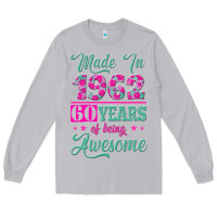Moon Dust made in 1962, 60 years of being awesome Long Sleeve Tee - Jasminsmagicworld