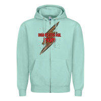 Seafoam homeschool mom lightning bolt Zipper Hoodie - MaliasSmallBusiness