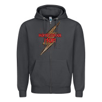 Smoke homeschool mom lightning bolt Zipper Hoodie - MaliasSmallBusiness