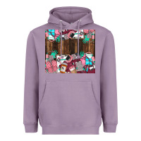 Lavender custom name Heavyweight Hoodie - LillyAllenDesigns