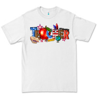 White American teacher Premium Tee - texasbilliewilder