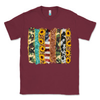 Burgundy western brushstroke Classic Tee - AdoDesignShop