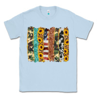 Dusty Blue western brushstroke Classic Tee - AdoDesignShop