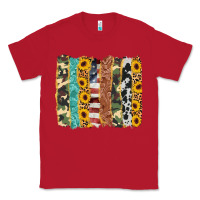 Red western brushstroke Classic Tee - AdoDesignShop