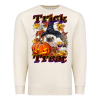 Sandshell Halloween Hedgehog Trick Or Treat Premium Sweatshirt - LillyAllenDesigns