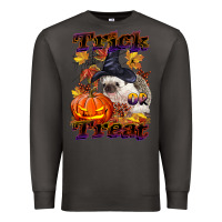 Smoke Halloween Hedgehog Trick Or Treat Premium Sweatshirt - LillyAllenDesigns