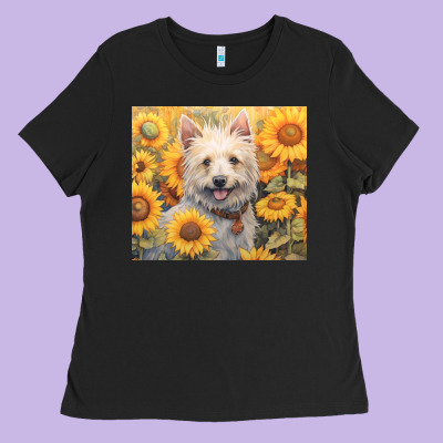Westie Ladies Tee Designed By Unal Design
