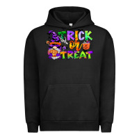Pigment Black trick or treat gnome Urban Hoodie - CowGirlArtShop