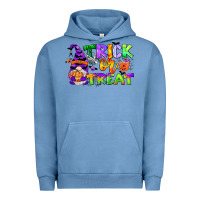 Pigment Pebble Blue trick or treat gnome Urban Hoodie - CowGirlArtShop